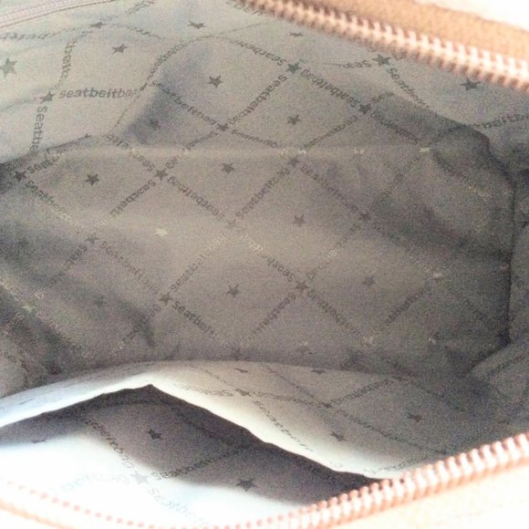 The Original Vintage Seatbelt Bag Large Brown Purse NWOT - Picture 5 of 7